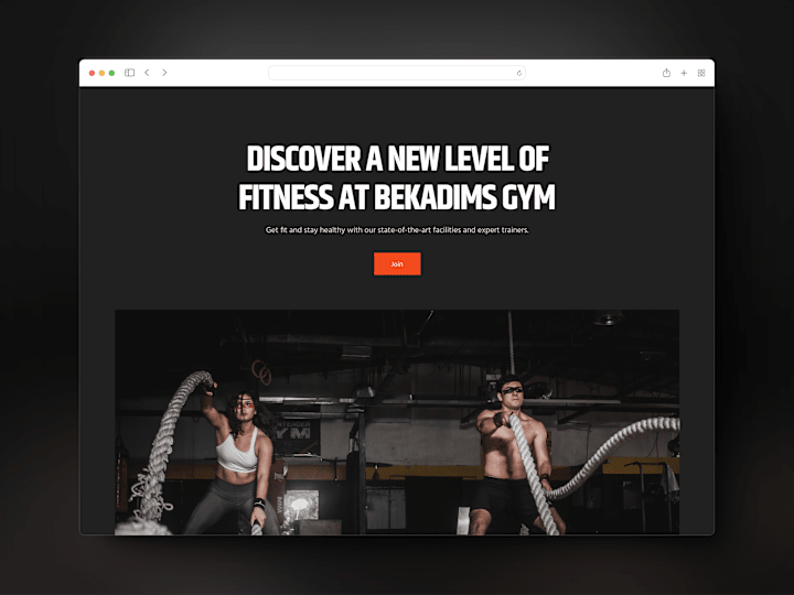 Cover image for Bekadims Gym