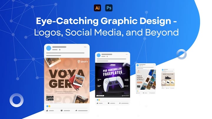 Cover image for Creative Graphic Design Services | Logos, Social Media, and More