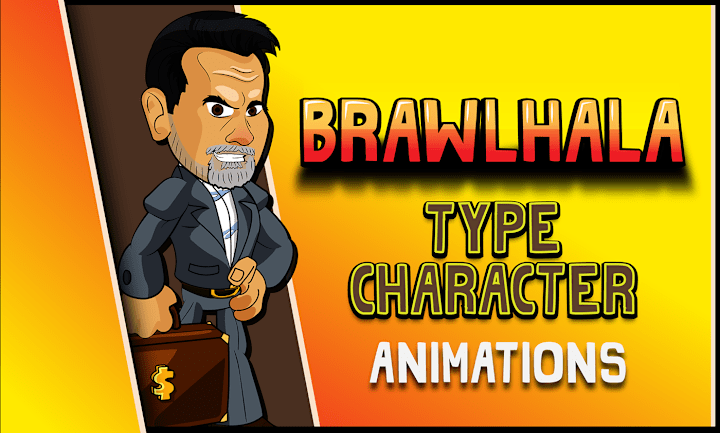 Cover image for Brawlhalla game type character animations on Behance