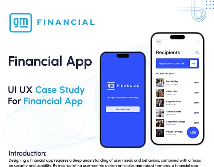 Cover image for UI UX Case Study For Financial App 