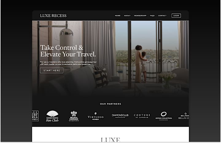Cover image for Luxe Recess | Branding + Kajabi Web Design