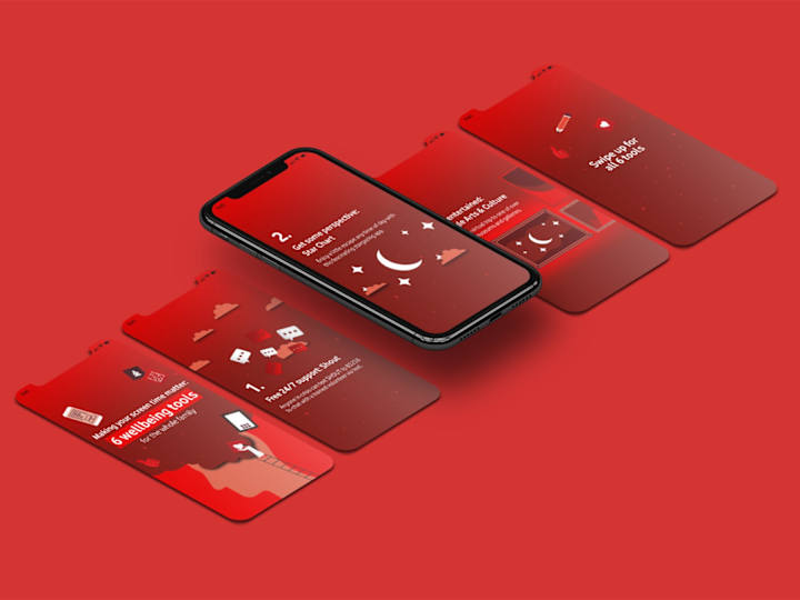 Cover image for Vodafone Social Media Animation for Mental Health Tools