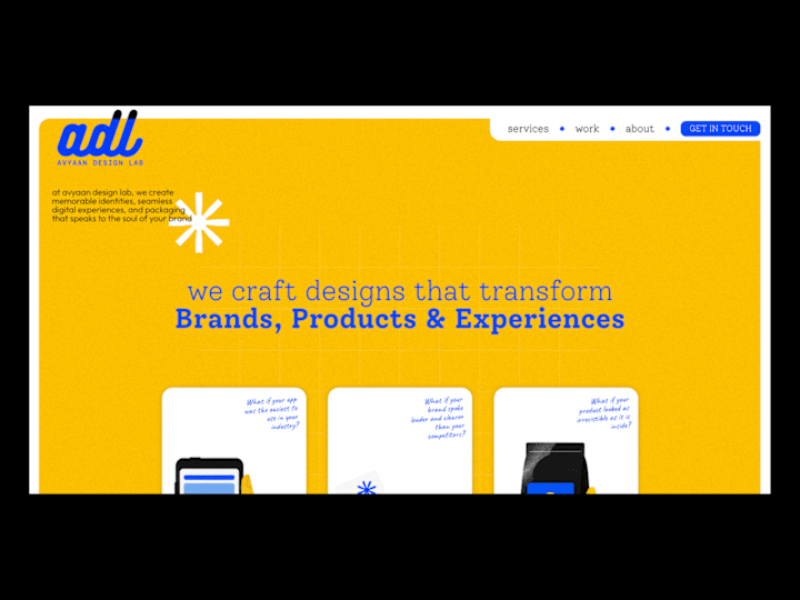 Cover image for Framer Website Development for Avyaan Design Lab