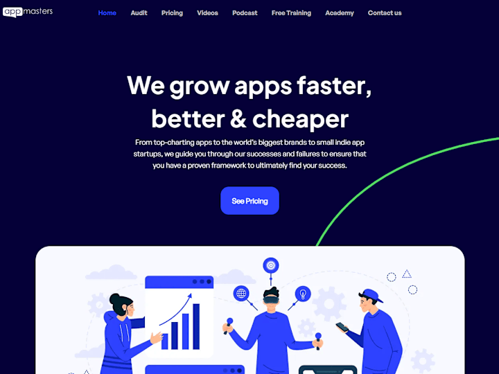 Cover image for AppMasters Website Build