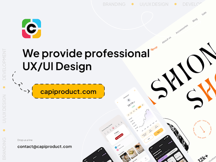 Cover image for Design Services for Websites, Mobile Apps, and UI/UX