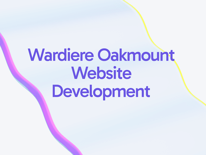 Cover image for Wardiere Oakmount design and framer development