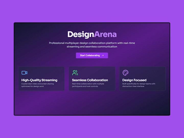 Cover image for DesignArena: A Live Design Battle Platform