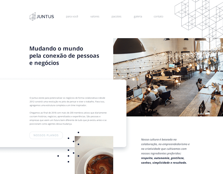 Cover image for Juntus Coworking: Website