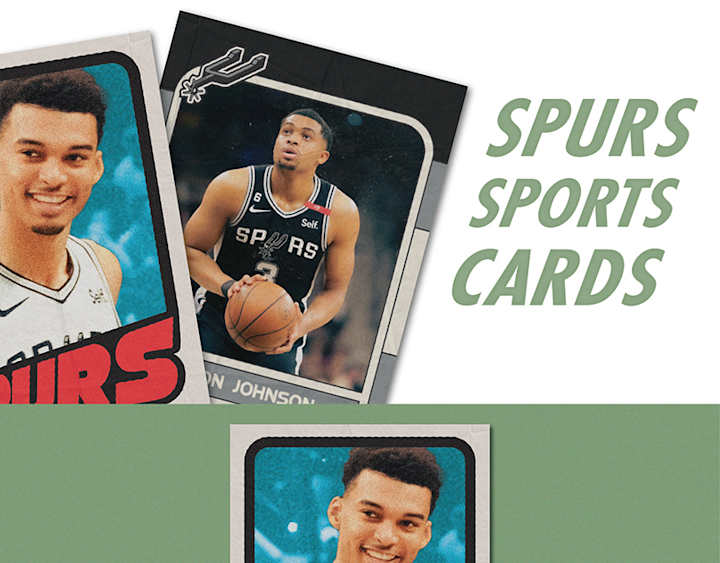 Cover image for San Antonio Spurs Sports Cards :: Behance