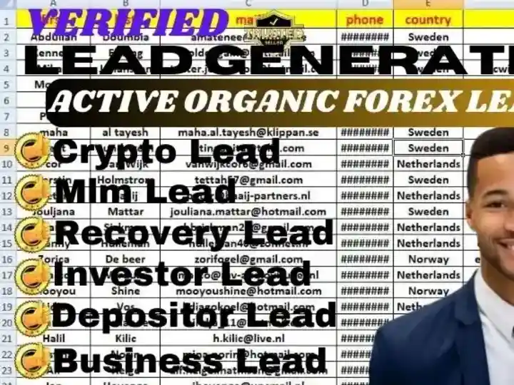 Cover image for I will provide a hot forex lead of your targeted audience