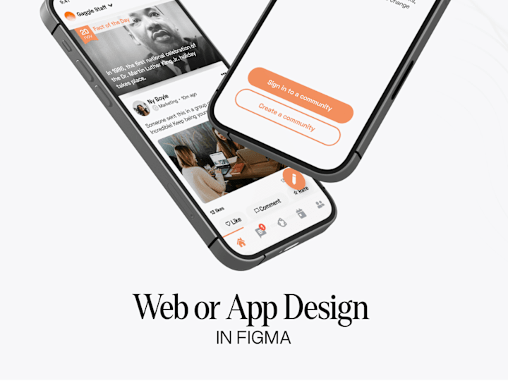 Cover image for Web or App Design in Figma