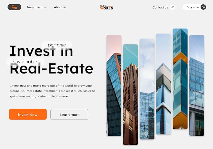 Cover image for Website landing page ui design 