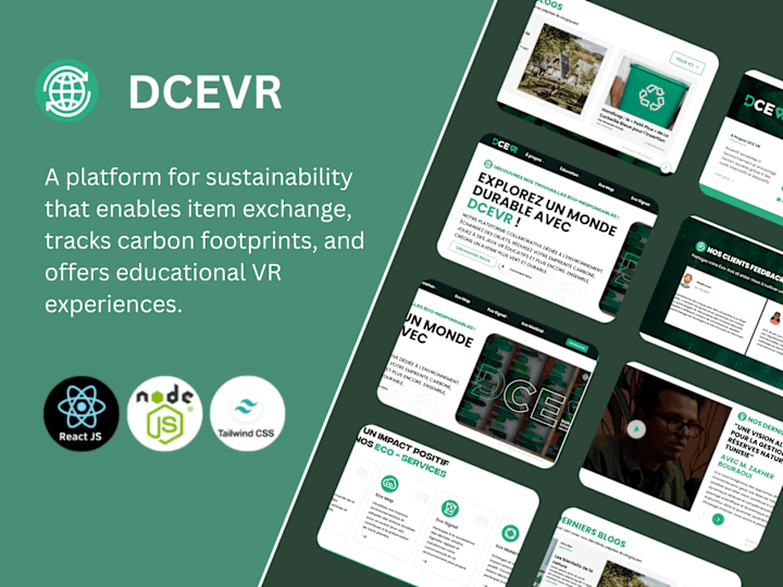 Cover image for Website DCEVR for item exchange.