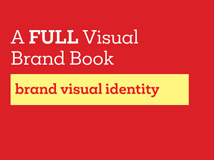 Cover image for A Full Visual Brand Book (or brand style guide)