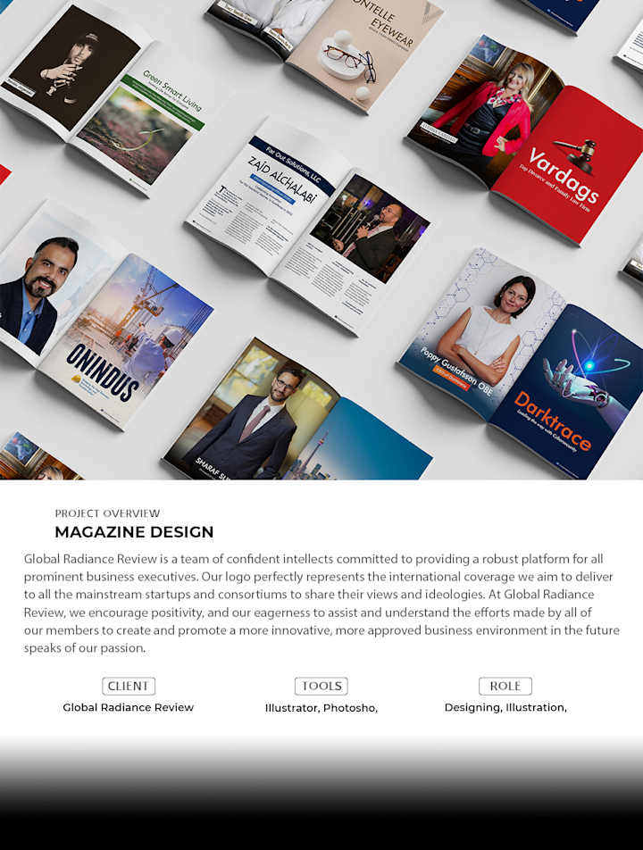 Cover image for Corporate Magazine Design, Commercial Graphics on Behance