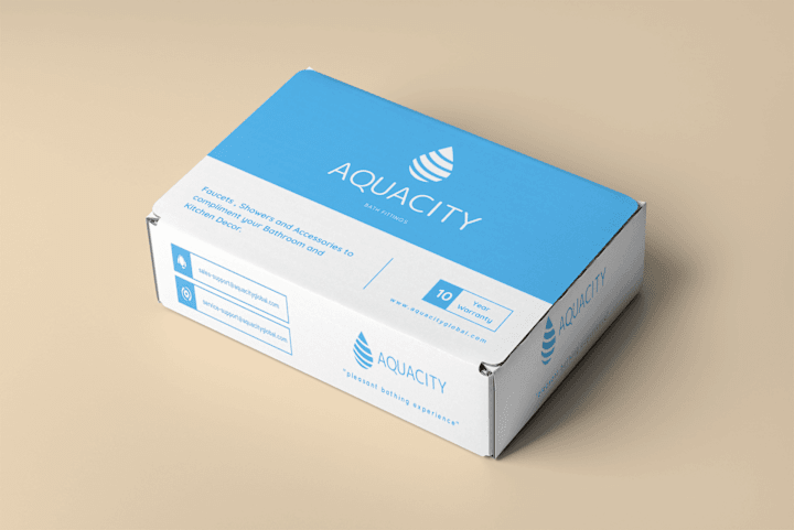 Cover image for Aquacity Bath Fittings - Brand Identity