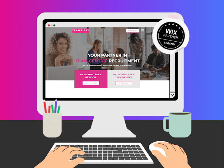 Cover image for Wix Editor Landing/ One Page Website