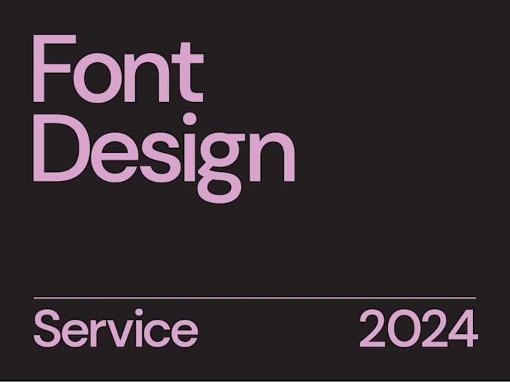 Cover image for Bespoke typeface and font design