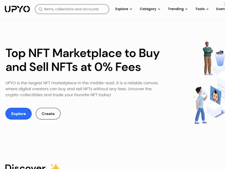 Cover image for UPYO – Middle East’s Leading NFT Marketplace