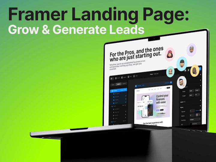 Cover image for Figma to Framer Landing Page