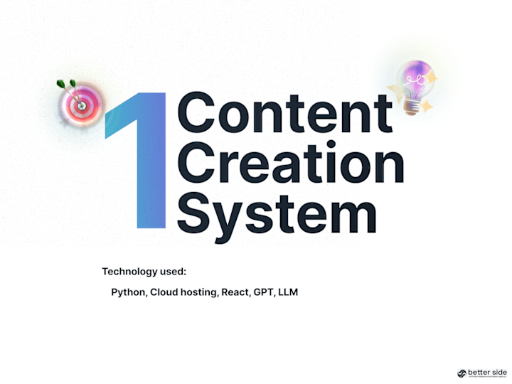 Cover image for Content Creation System