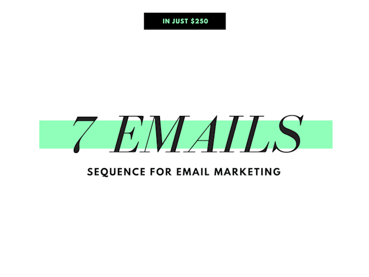 Cover image for 7-Email Sequence for Email Marketing