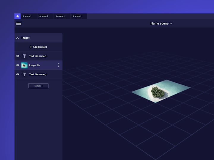 Cover image for AR creation web application