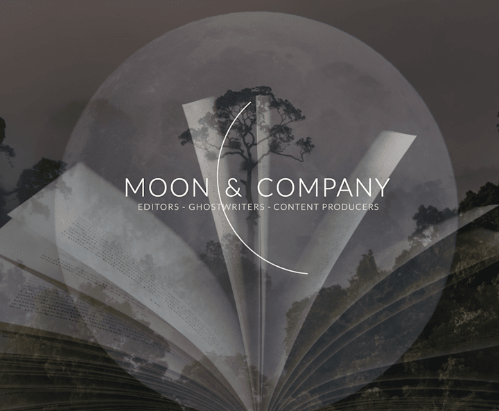 Cover image for Moon and Company | Editors, Ghostwriters and Content Pro…