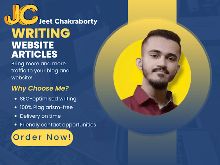 Cover image for I will write SEO-optimised articles for your website