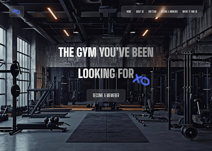 Cover image for XO Gym Landing Page