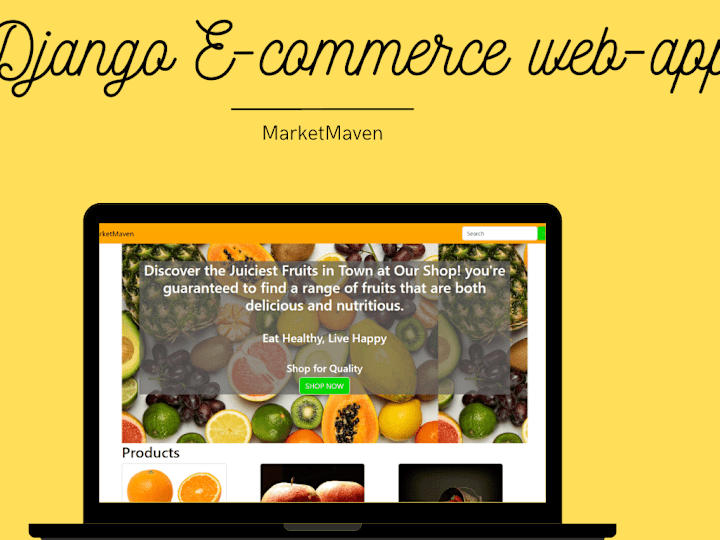 Cover image for Django E-commerce web-app