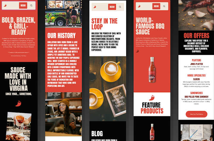 Cover image for ChilliFood Bistro & Fastfood Framer Template