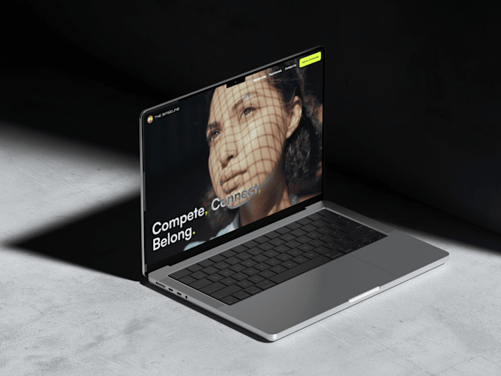 Cover image for Landing Page Design for Baseline Tennis Club
