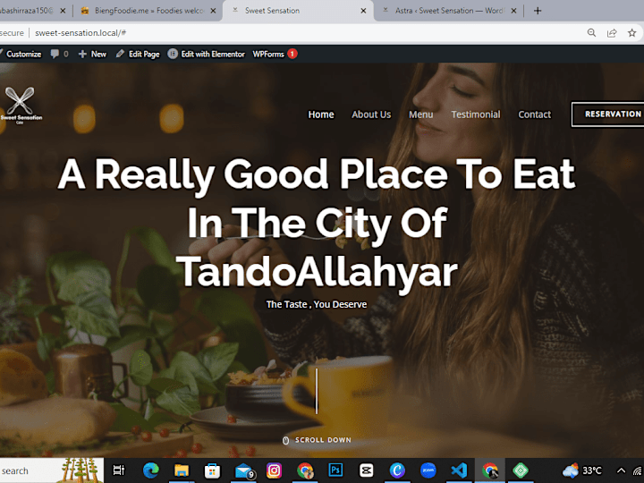 Cover image for Restaurant  Website