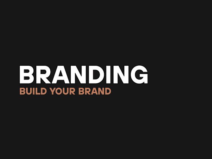 Cover image for Branding – Build Your Brand