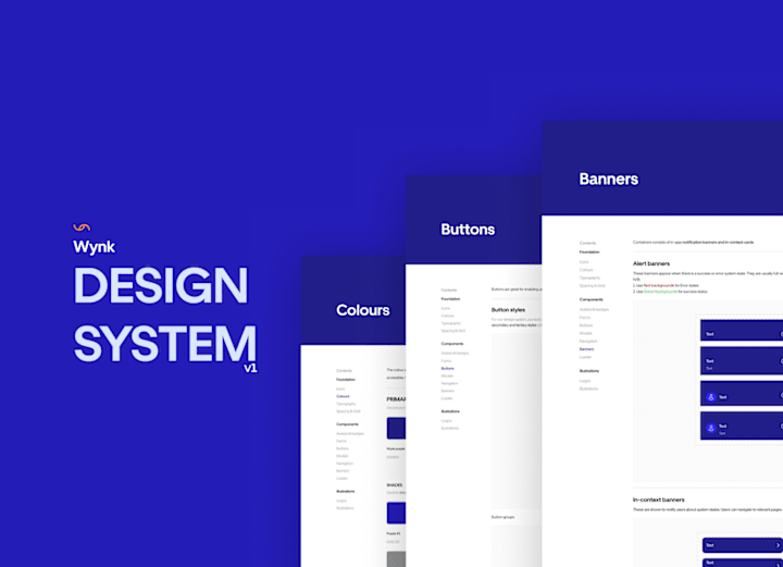 Cover image for ‎Design system implementation for a SaaS startup - WYNK