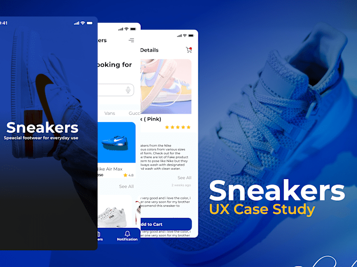 Cover image for Sneakers App Case Study 