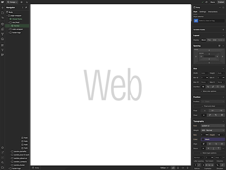 Cover image for Webflow Website (5 Pages)