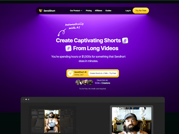 Cover image for SendShort: 45% More Search Traffic, 60% Faster Shorts