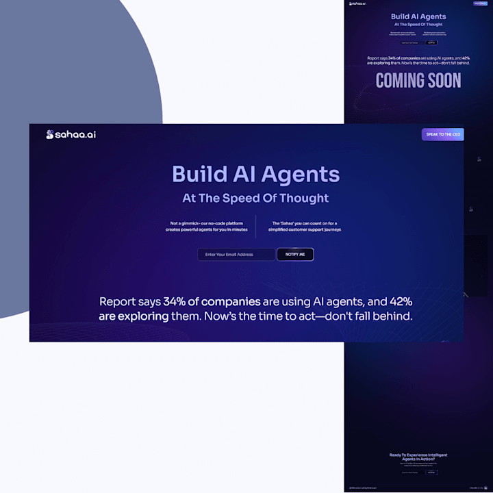 Cover image for Sahaa.ai | Webflow development