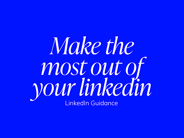 Cover image for Linkedin Guidance