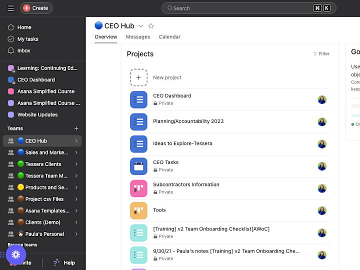 Cover image for Asana "Teams" Structure for Solopreneurs