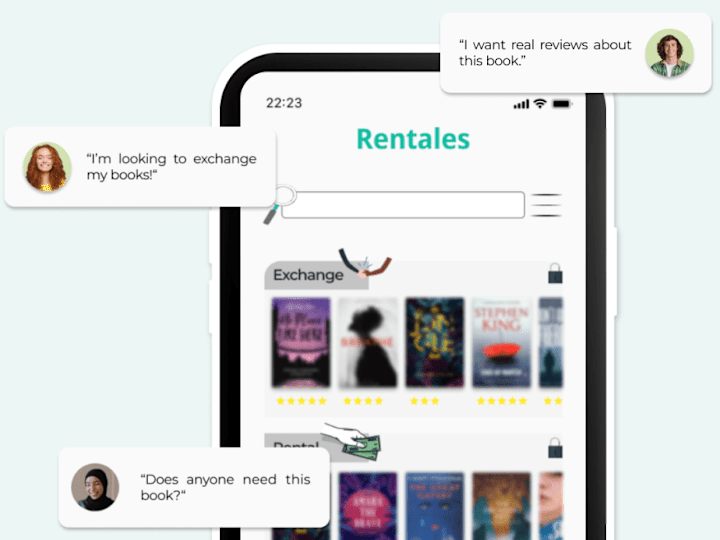 Cover image for Read, Reuse - Mobile App for book exchange