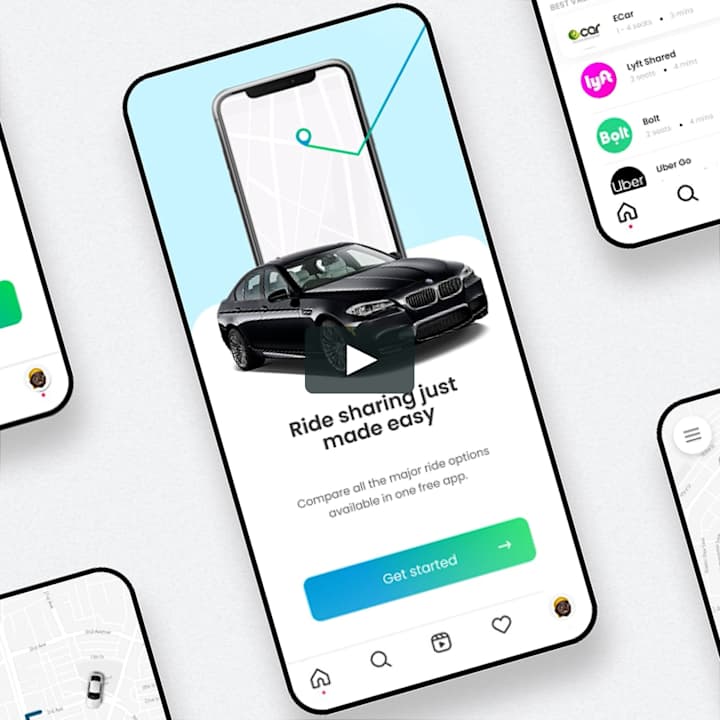 Cover image for Ride-Hailing App Animation