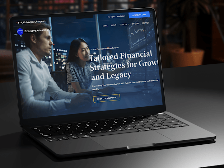 Cover image for FinzCurve - A Clean, Professional Financial Web Presence