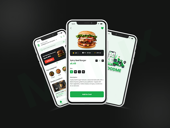 Cover image for Food Delivery Mobile App - FoodMe