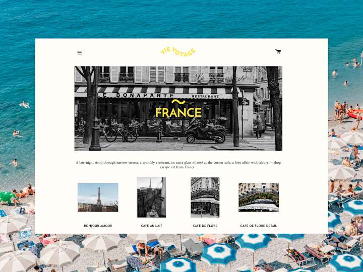 Cover image for Website Design - Vie Voyage