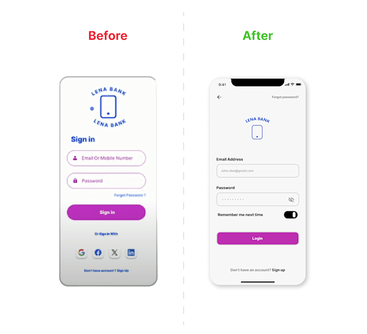 Cover image for UI/UX Redesign for Mobile App