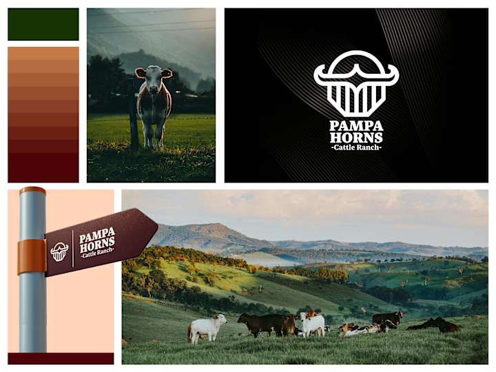 Cover image for PAMPA HORNS LOGO DESIGN