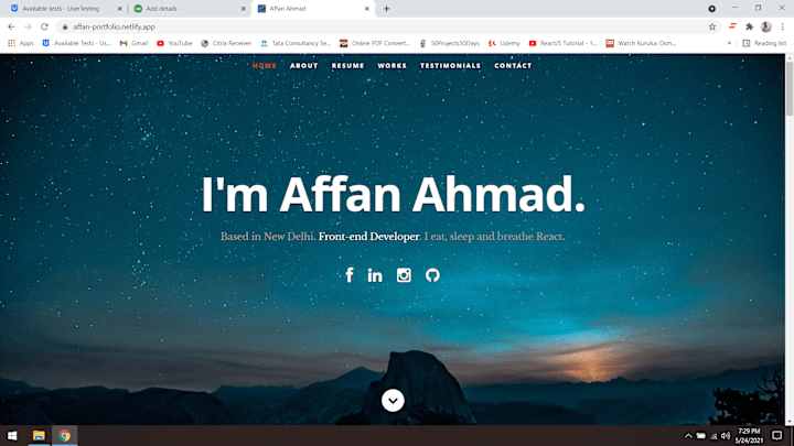 Cover image for Affan Ahmad